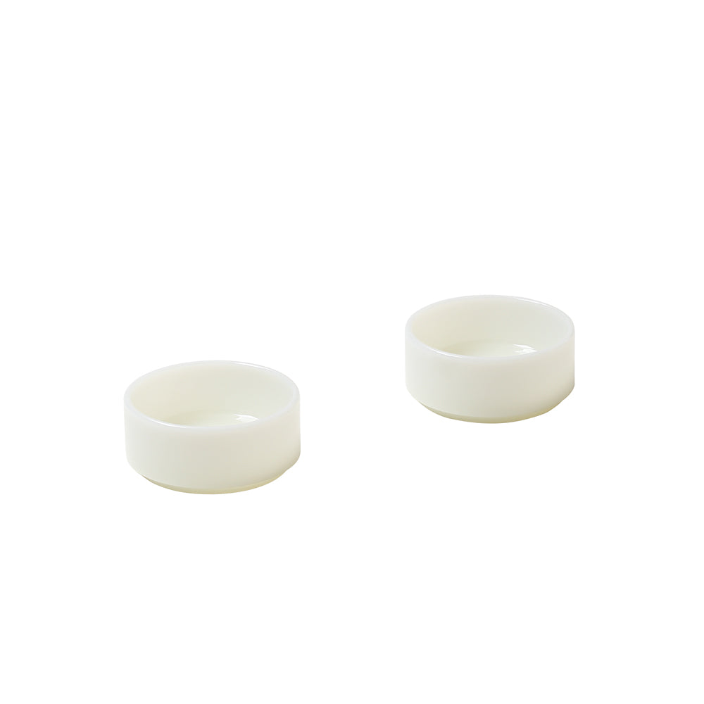 Milk Glass bowl / 2pcs – ideaco STORE