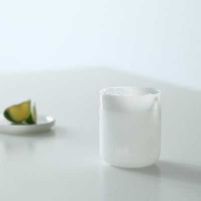 milk glass HAKU medium/2pcs