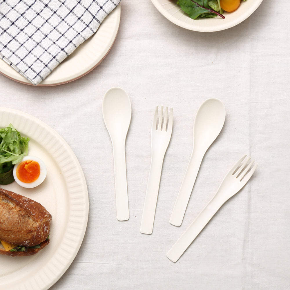 【OUTLET】b fiber cutlery / 2+2pcs