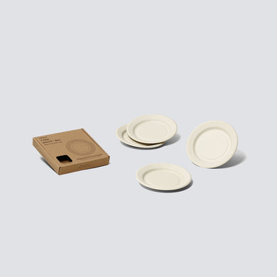 【OUTLET】中皿/平皿 b fiber plate19 / 4pcs