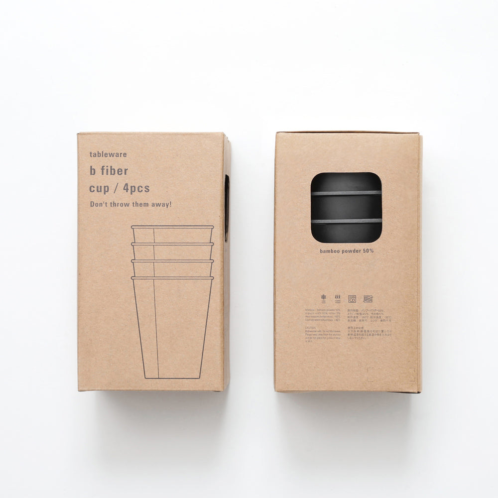 b fiber cup / 4pcs