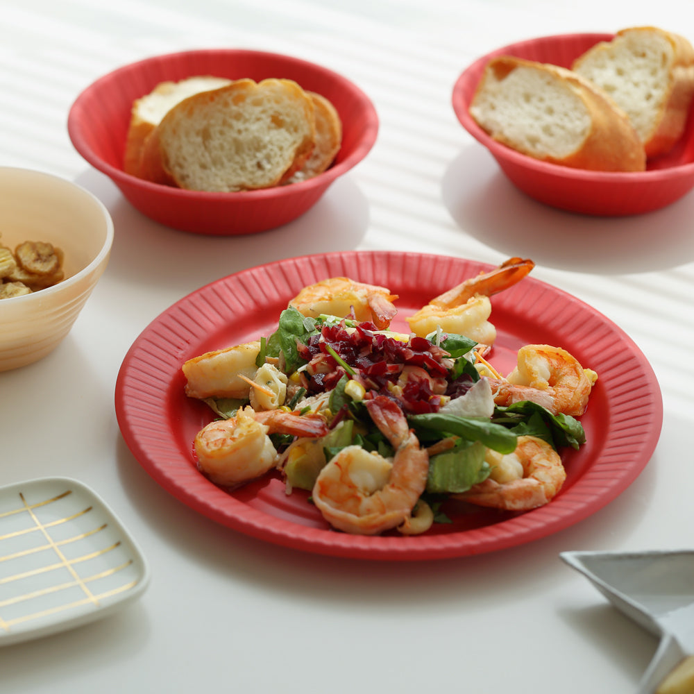 バンブーメラミン食器 プレート/大皿 b fiber plate25 / 4pcs – ideaco