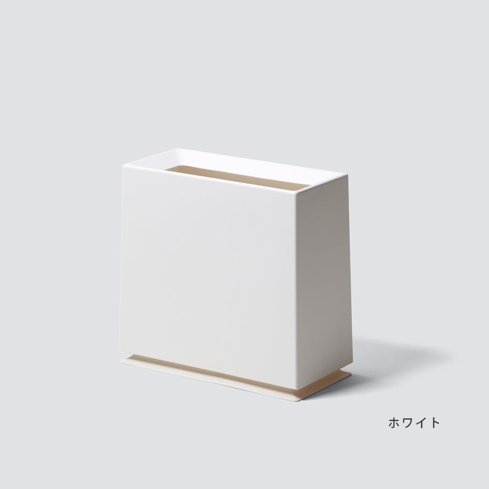 Pouvelle ホワイト ごみ箱 長方形 スリムゴミ箱 TUBELOR BRICK（容量8.5L） – ideaco STORE