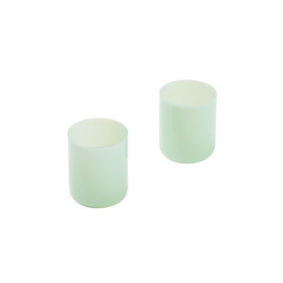 milk glass HAKU medium/2pcs