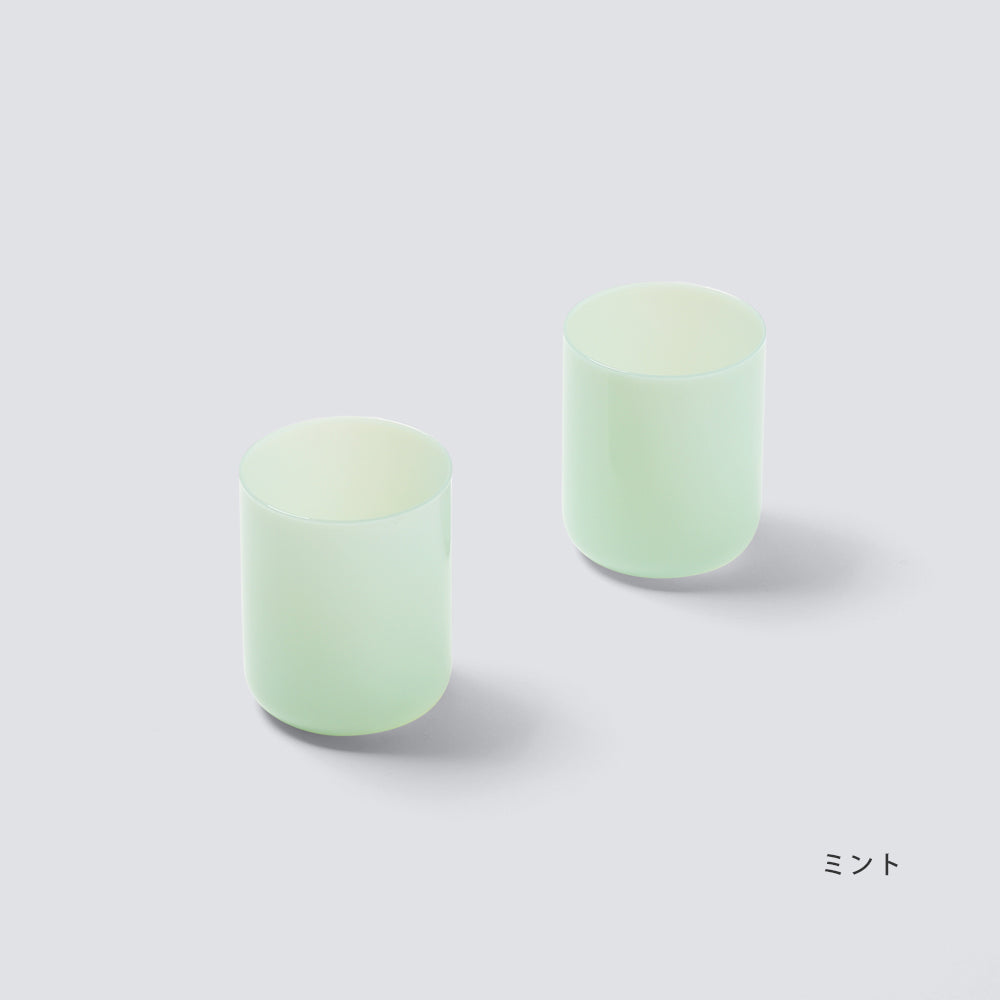 milk glass HAKU medium/2pcs