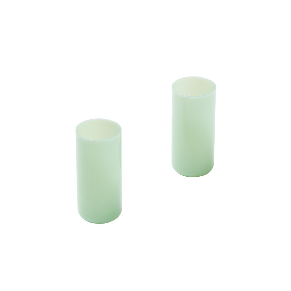 milk glass HAKU slim/2pcs