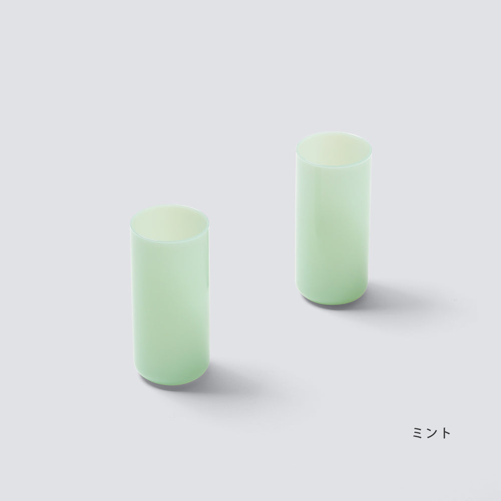 milk glass HAKU slim/2pcs