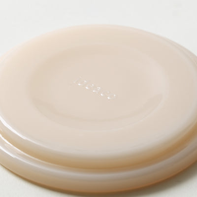 Milk Glass plate10 / 2pcs