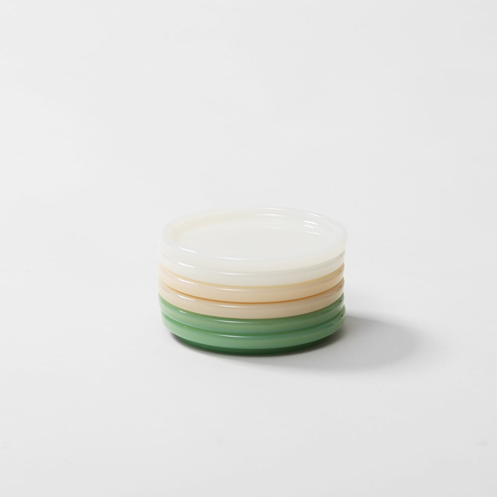 OUTLET】小皿/平皿 Milk Glass plate10 / 2pcs – ideaco STORE