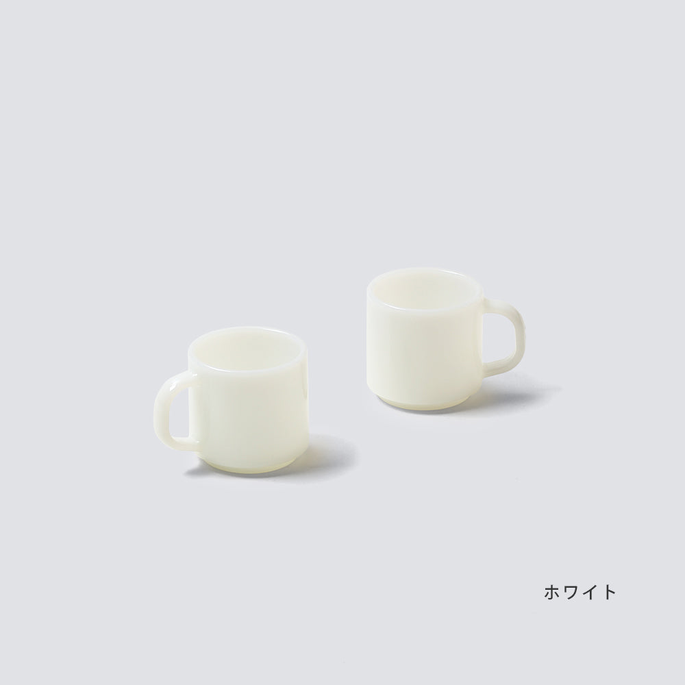 Milk Glass mug cup / 2pcs – ideaco STORE