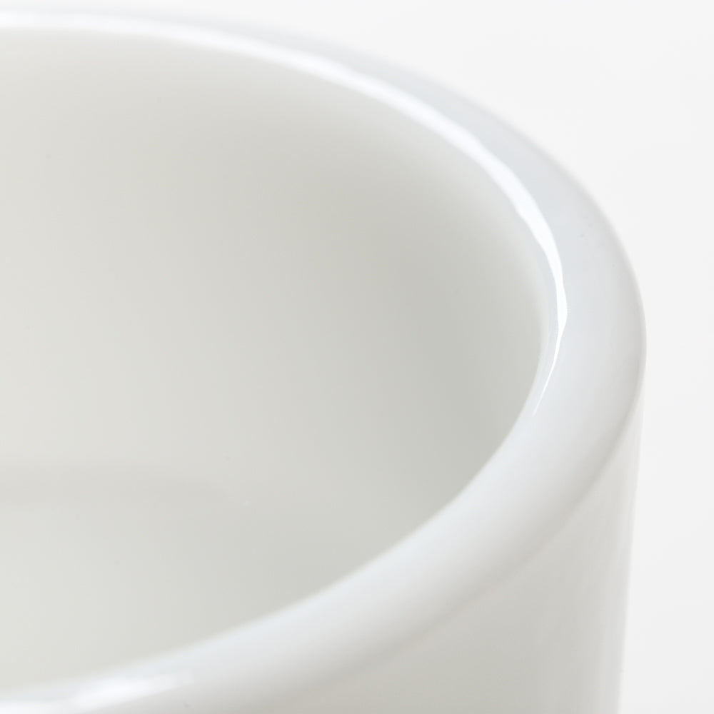 Milk Glass Planter Pot 4