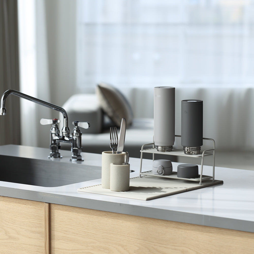 OUTLET】底なし水切りスタンド Tool D compact（2筒タイプ） – ideaco